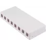 SHIVERPEAKS Θήκη επιτοίχιας τοποθέτησης 8-Port Keystone, λευκό BS08-10119