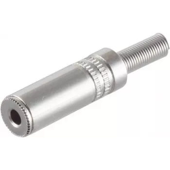 shiverpeaks BASIC-S Υποδοχή Θηλυκή Στερεοφωνικού 3,5 mm, Μεταλλικό Περίβλημα, Συγκόλληση, Σακουλάκι με Euro-Οπή (BS51210-M)