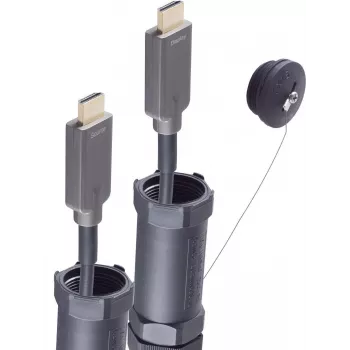 shiverpeaks BASIC-S Active Optical καλώδιο HDMI 4K 30m ανθεκτικό σε πατήματα μαύρο BS30-04485