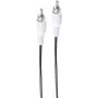 SHIVERPEAKS BASIC-S Mono RCA Καλώδιο ήχου, 5,0 m, Μαύρο, Polybag BS40005