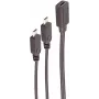 SHIVERPEAKS BS13-20021 καλώδιο splitter USB-C σε 2x Micro-USB B 0,3m μαύρο