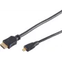 SHIVERPEAKS BS77472-3 Καλώδιο HDMI 2m Type-A σε Micro D Μαύρο