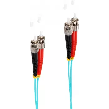 SHIVERPEAKS BS77905/3 5m ST σε ST OM3 Multimode Duplex Καλώδιο Δικτύου LWL, Aqua