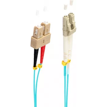 SHIVERPEAKS BS77955/3 OM3 Multimode Καλώδιο Δικτύου LWL LC σε SC Duplex 5m Aqua LSZH