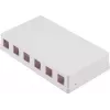 SHIVERPEAKS Θήκη επιτοίχιας τοποθέτησης Keystone, 6-Port, λευκό (BS08-10118)