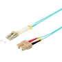 SHIVERPEAKS S/CONN Maximum Connectivity LC/SC Duplex Καλώδιο patch οπτικών ινών, OM3 50/125µm, Aqua, 5,0 m (77955/3)