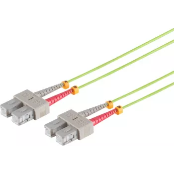 SHIVERPEAKS S/CONN maximum connectivity Καλώδιο οπτικών ινών Duplex Patch SC/SC 50/125µ OM5 λιμεττοπράσινο 5,0m (07-510515)