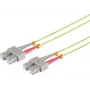 SHIVERPEAKS S/CONN maximum connectivity Καλώδιο οπτικών ινών Duplex Patch SC/SC 50/125µ OM5 λιμεττοπράσινο 5,0m (07-510515)