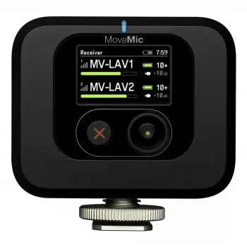Shure MV88+W-KIT-Z6 Ασύρματο στερεοφωνικό μικρόφωνο με δέκτη βάσης κάμερας