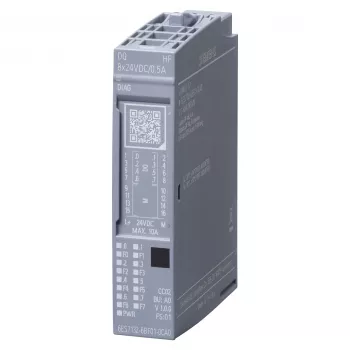 Siemens SIMATIC ET 200SP ψηφιακή μονάδα εξόδου DQ 8x24VDC 6ES7132-6BF01-0CA0