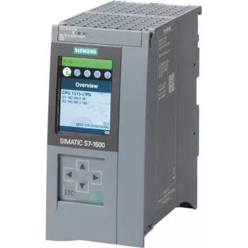 Siemens SIMATIC S7-1500 CPU 1515-2 PN Standard CPU 500 KB Μνήμη προγράμματος 3 MB Μνήμη δεδομένων 2 Διεπαφές PROFINET