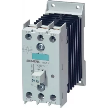 Siemens SIRIUS 3RF2420-1AC45 Ημιαγωγικό ρελέ, 1-φασικό, 20 A, 48-600 V AC, 24 V DC Έλεγχος, Nulldurchgangsschaltung, Βίδες