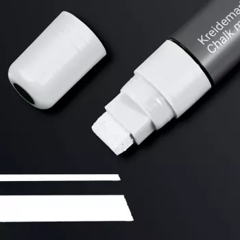 SIGEL Chalk Marker 150 μύτη σφήνας 5-15 mm λευκό σβηστό 1 τεμ.