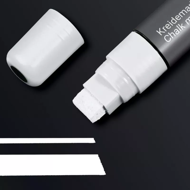 SIGEL Chalk Marker 150 μύτη σφήνας 5-15 mm λευκό σβηστό 1 τεμ.