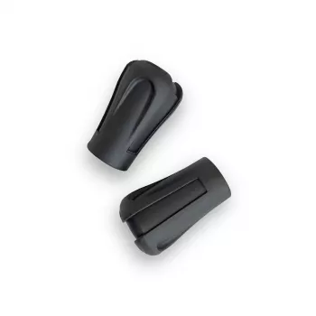 Silva Rubber Paws λαστιχένιες μύτες για μπαστούνια πεζοπορίας - μαύρο - 1 ζευγάρι