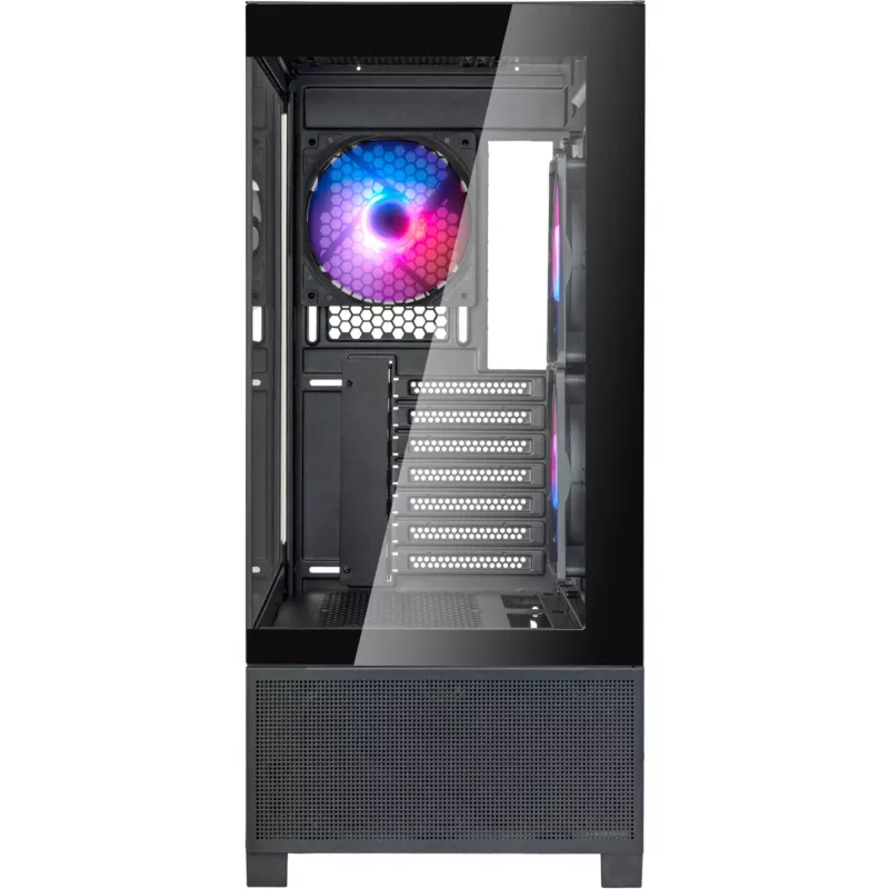 SilverStone Lucid 05 Μαύρο 270° Panoramic Glass Design Mid-Tower Κουτί