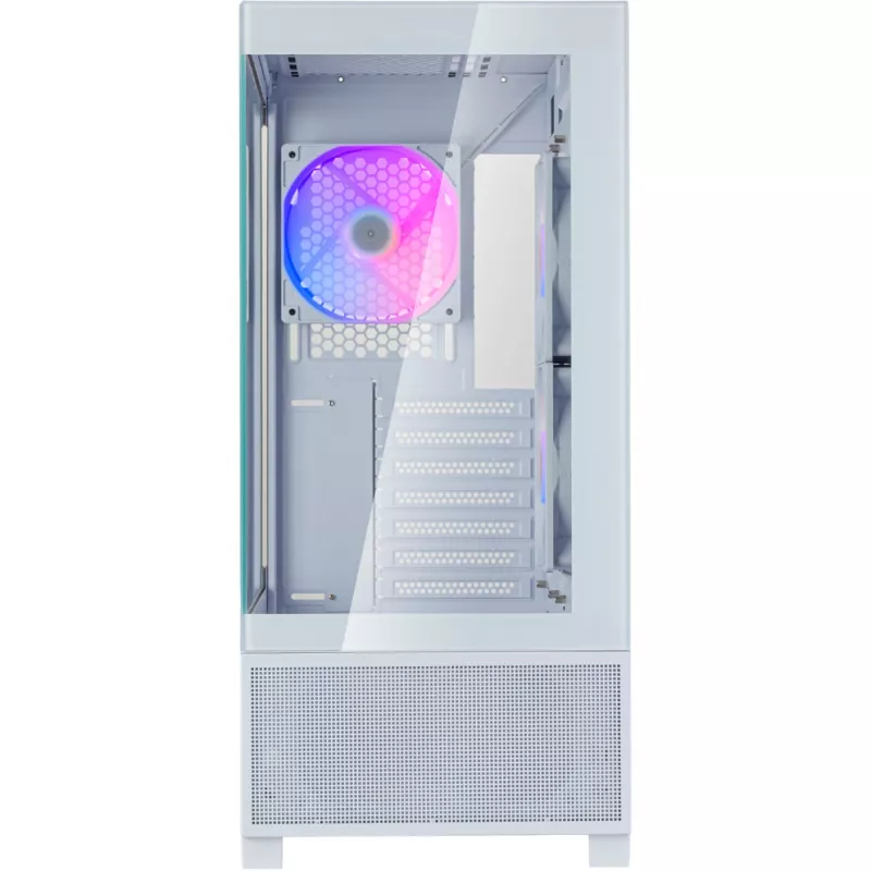 SilverStone Lucid 05 Λευκό 270° Panoramic Glass Design Mid-Tower Κουτί