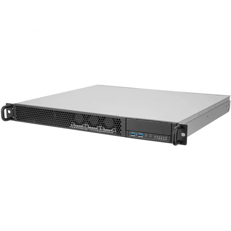 SilverStone RM100 1U Rackmount Κουτί - Mini-ITX, Ατσάλι, Μαύρο