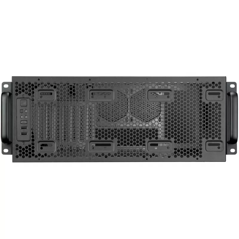 SilverStone RM4A 4U Rackmount Κουτί Server, SSI-EEB, Mesh - Σκούρο Γκρι