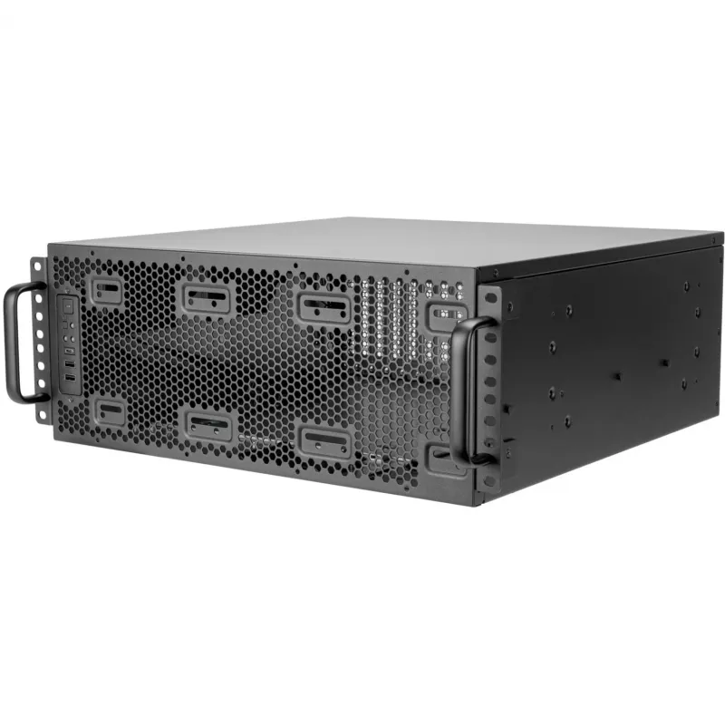 SilverStone RM4A 4U Rackmount Κουτί Server, SSI-EEB, Mesh - Σκούρο Γκρι