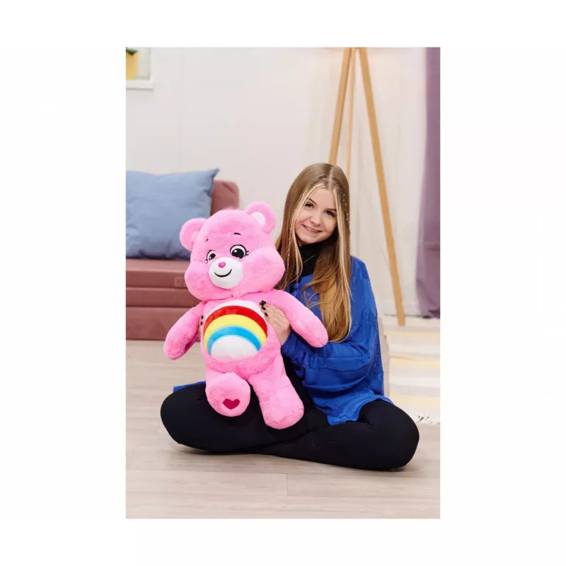 SIMBA-DICKIE Care Bears Cheer Bear Plüsch 60 cm ροζ ουράνιο τόξο