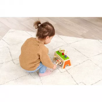 SIMBA-DICKIE Pop-Up Hammering Game – ξύλινο παιχνίδι με 16 τεμάχια και φιγούρες pop-up