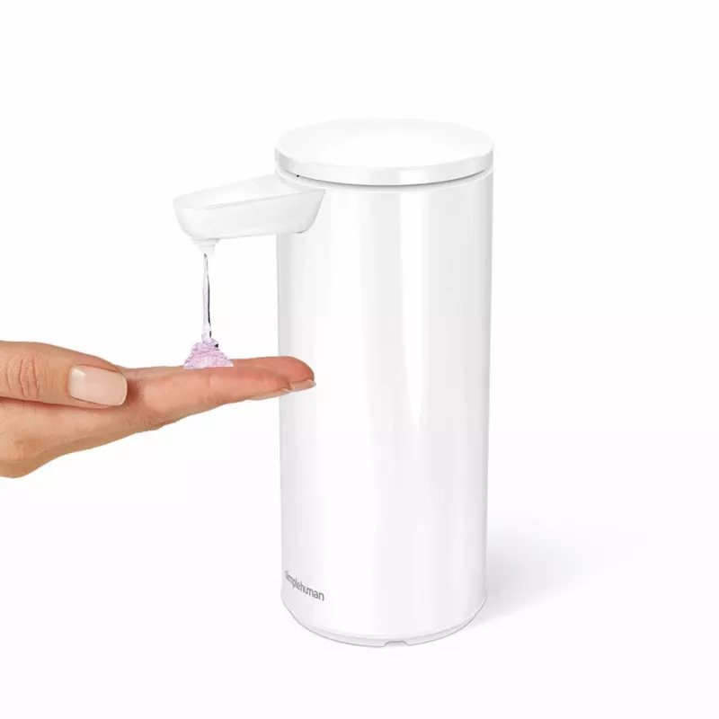 Simplehuman αισθητήριος διανομέας σαπουνιού λευκό