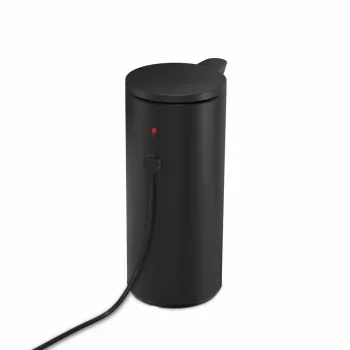 simplehuman ST1084 αισθητήριος διανομέας σαπουνιού, μαύρο ανοξείδωτο ατσάλι, 266 ml, χωρίς επαφή αυτόματο, αισθητήρας κίνησης υπερύθρων, ρυθμιζόμενη ποσότητα, αντλία χωρίς βούλωμα, ανθεκτικό στα δακτυλικά αποτυπώματα