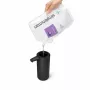 simplehuman ST1084 αισθητήριος διανομέας σαπουνιού, μαύρο ανοξείδωτο ατσάλι, 266 ml, χωρίς επαφή αυτόματο, αισθητήρας κίνησης υπερύθρων, ρυθμιζόμενη ποσότητα, αντλία χωρίς βούλωμα, ανθεκτικό στα δακτυλικά αποτυπώματα