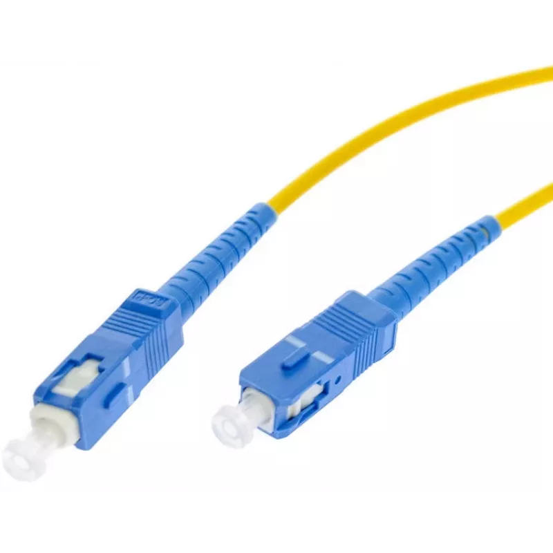 1m Single-Mode SC/UPC σε SC/UPC Simplex καλώδιο οπτικών ινών, LSZH, κίτρινο