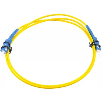 1m Single-Mode SC/UPC σε SC/UPC Simplex καλώδιο οπτικών ινών, LSZH, κίτρινο