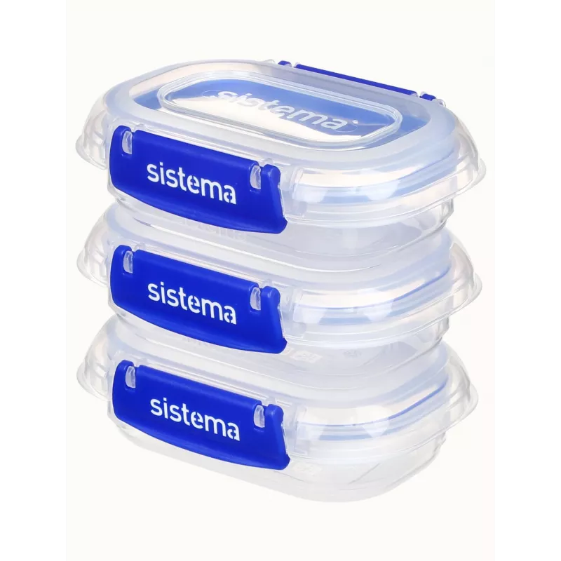 Sistema Plastics 881523 Ορθογώνιο δοχείο 0,18L Διαφανές 88mm