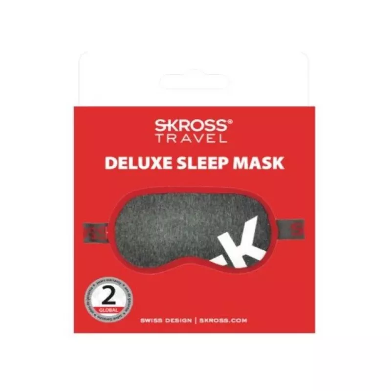 Skross Deluxe μάσκα ύπνου Dark Grey