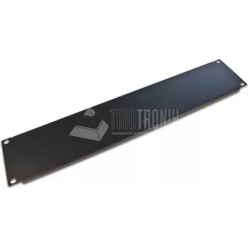 Wirewin BP 2U BL Τυφλή πλάκα rack 19 ιντσών 2U Μαύρη Χάλυβας