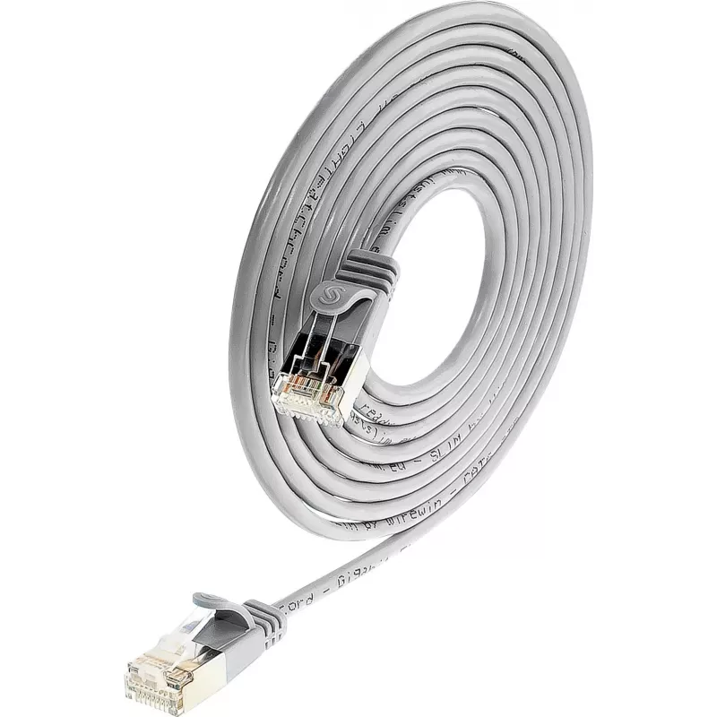 Wirewin SLIM SL6 7,5 m Cat.6 Slim-Light U/FTP καλώδιο patch, γκρι (PKW-LIGHT-STP-K6 7.5)