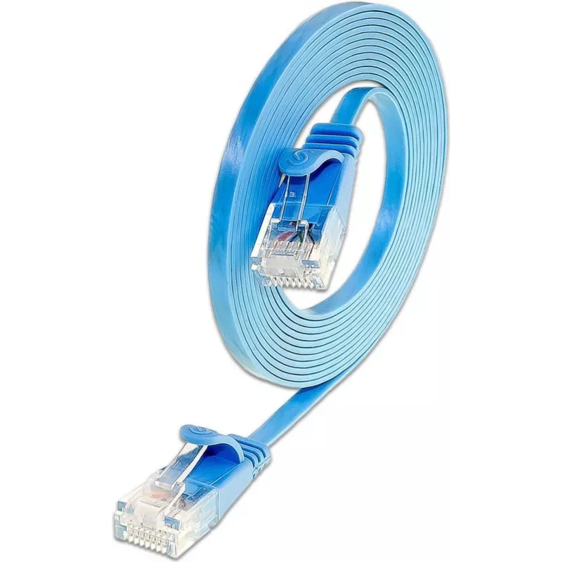 Wirewin Triotronik Cat6 Slim καλώδιο patch Ethernet 5m μπλε U/FTP PKW-SLIM-KAT6 5.0 BL