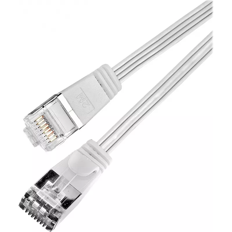 Wirewin Triotronik Cat6 U/FTP Slim καλώδιο δικτύου Ethernet 0,5m λευκό PKW-STP-SLIM-KAT6 0.5 WS