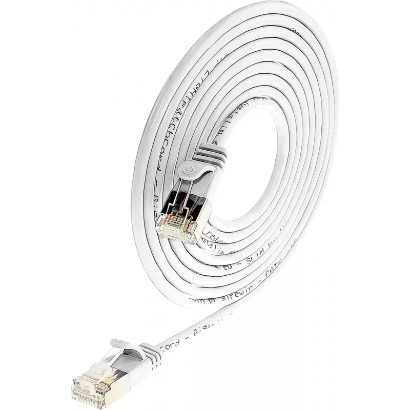 Wirewin Triotronik PKW-LIGHT-STP-K6 2.0 WS Cat6 θωρακισμένο καλώδιο patch, 2m, λευκό
