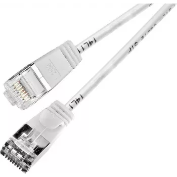 Wirewin Triotronik PKW-LIGHT-STP-K6 2.0 WS Cat6 θωρακισμένο καλώδιο patch, 2m, λευκό