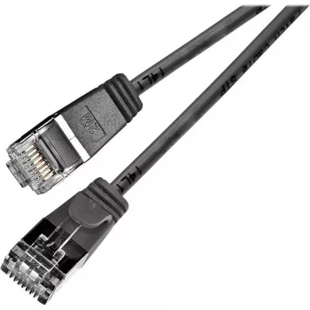 Wirewin Triotronik PKW-LIGHT-STP-K6 3.0 SW Cat6 θωρακισμένο Καλώδιο Patch, 3m, Μαύρο