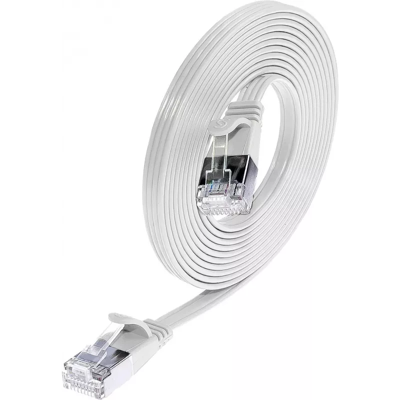 Wirewin Triotronik PKW-STP-SLIM-KAT6 3.0 WS Cat6 U/FTP Slim Καλώδιο Δικτύου Ethernet 3m Λευκό
