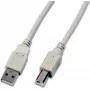 Wirewin καλώδιο USB 2.0 A σε B 1m γκρι USB A-B MM 1.0 GR