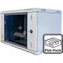 Wirewin WCAB PS2 600X450X6U B FP επιτοίχιο rack 6U μαύρο