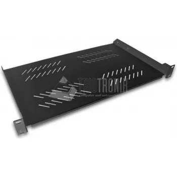 Wirewin ράφι 19 ιντσών, μαύρο, βάθος 280 mm (SHELF 280 BL)