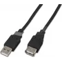 Wirewin USB A-A MF 1.0 SW καλώδιο επέκτασης USB 2.0, 1 m, μαύρο