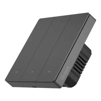 Smart Σκηνικός Επιτοίχιος Διακόπτης WiFi Sonoff M5 3C (3-Κανάλια)