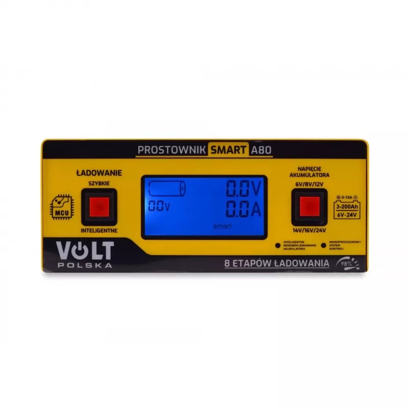 Smart Volt Rectifier Poland 6V/12V/24V 15A A80 Έξυπνος φορτιστής μπαταρίας