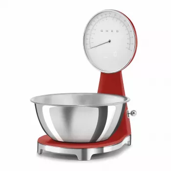 SMEG αναλογική και ψηφιακή ζυγαριά κουζίνας κόκκινο KSF01RDWW