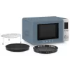 Smeg Combi Microwave MOC02SBMEU, 9 Λειτουργίες, 2100 W, Storm Blue Matt