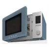 Smeg Combi Microwave MOC02SBMEU, 9 Λειτουργίες, 2100 W, Storm Blue Matt